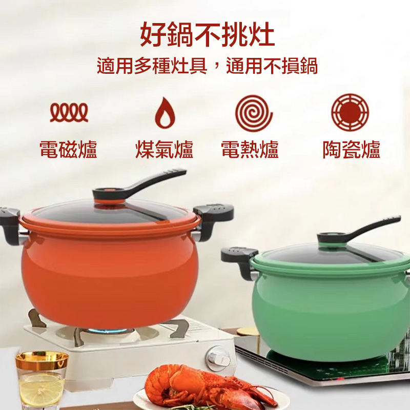 medical stone micro pressure cooker multifunctional non-stick pan