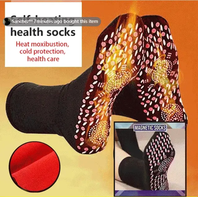 【Hot sale, 10 pairs just need HK$249】Self heating magnet health socks