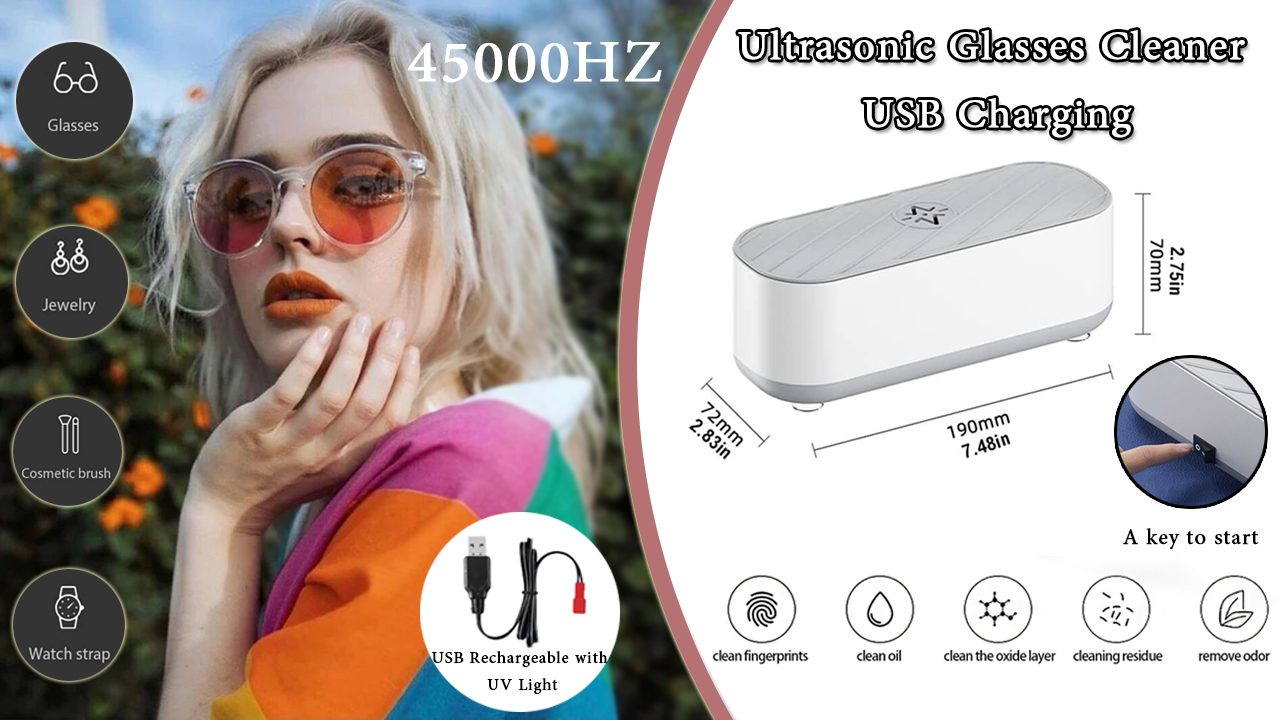 Ultrasonic Cleaner  Gift sunglasses