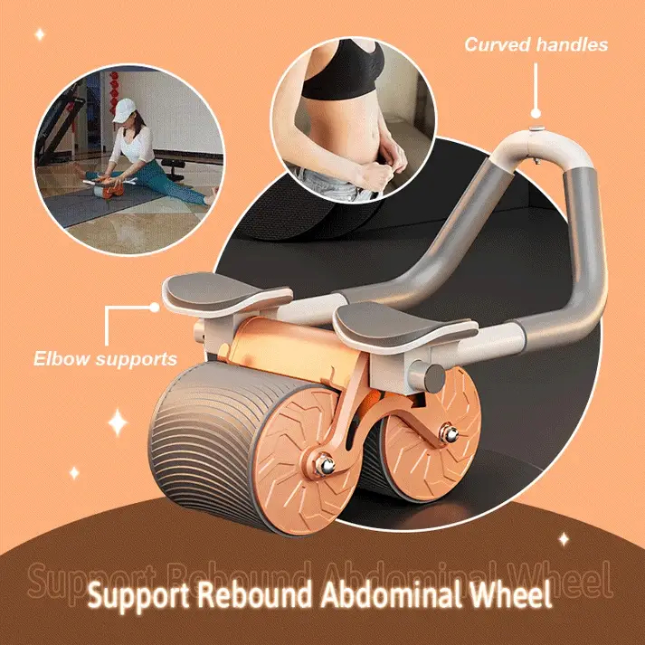 Multi-functional Abs Roller with Elbow Support